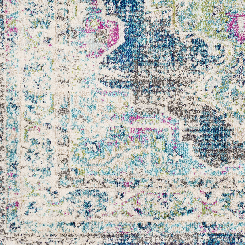 Bungalow Rose Amanah Performance Green/Gray Rug & Reviews Wayfair